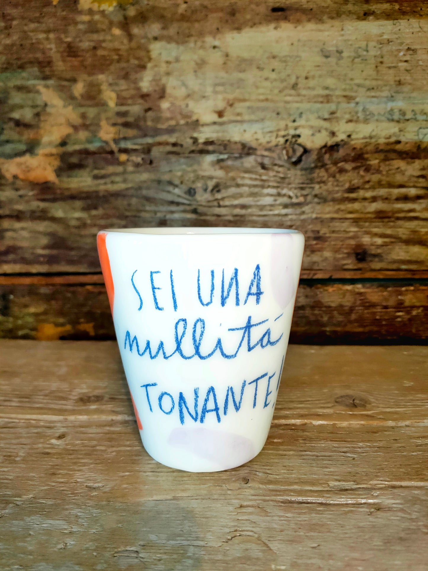 Tazza Dannunziana "Nullità Tonante!"